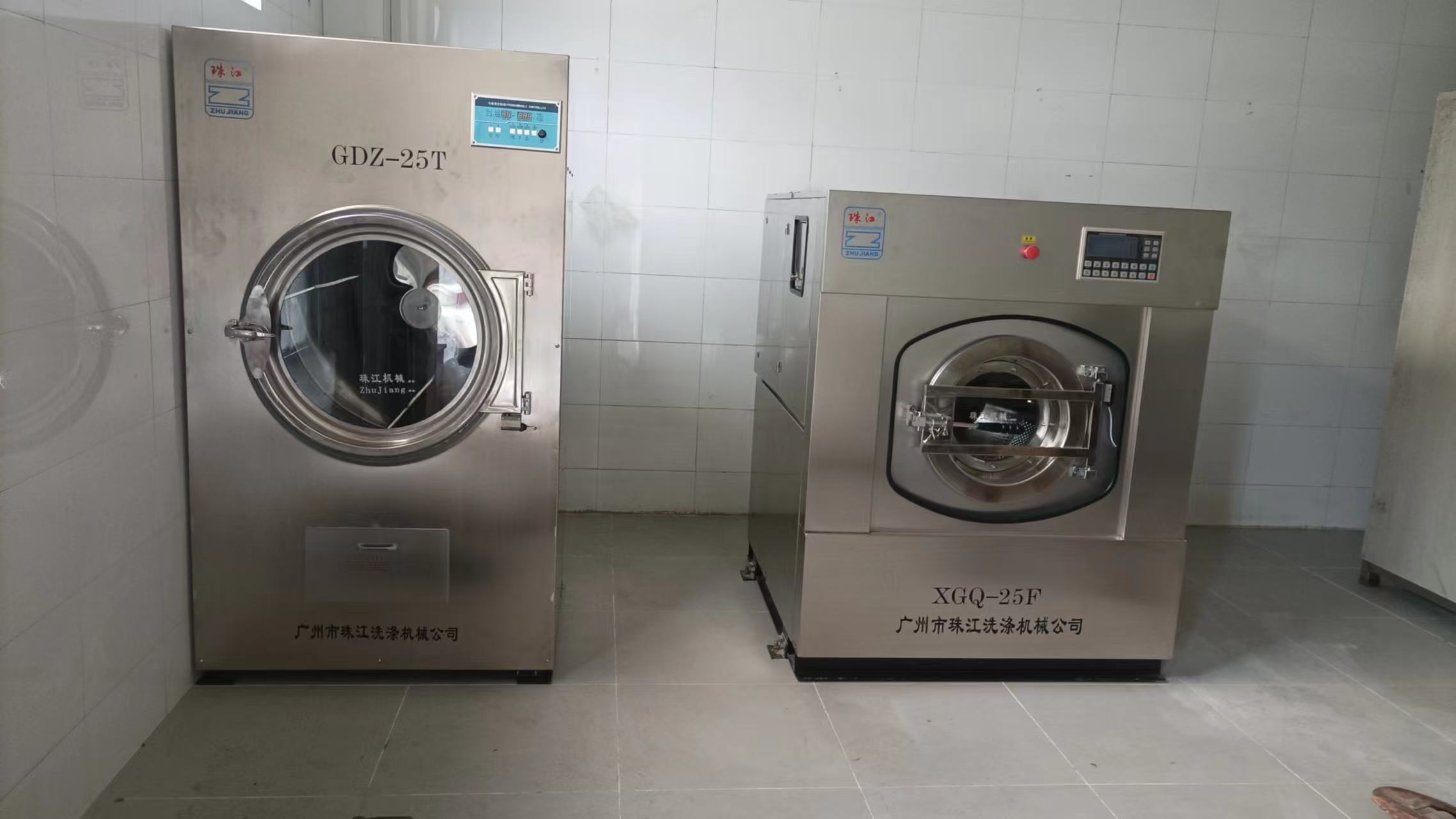 珠江洗滌設備：大型酒店的工業洗衣機烘干一體解決方案